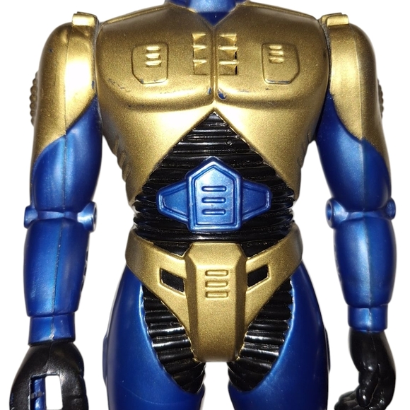 Gold and Blue Action Figure with Light-Up Feature - Picture 6 of 10